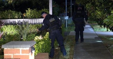Police spent the night searching for weapons after a teen was stabbed at a house party in Sydney's east