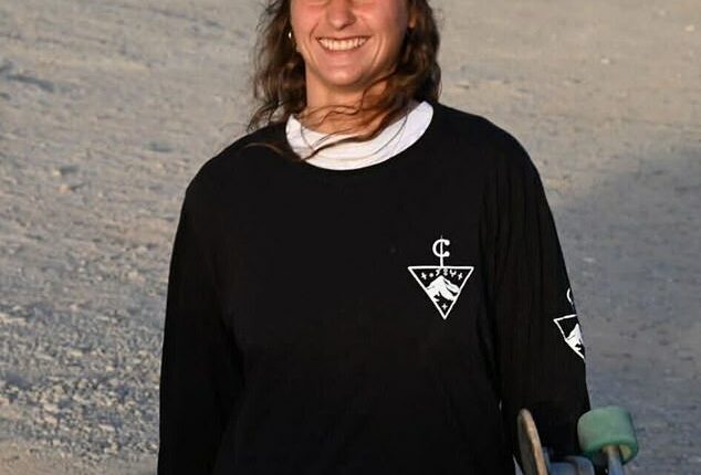 Police say Ms Wilga was travelling in this black and silver 1995 Mitsubishi Delica van with WA licence plates 1HDS330 (pictured) and a distinctive rooftop tent