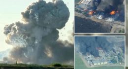 Human remains found at California fireworks warehouse where 7 went missing after explosion, massive blaze