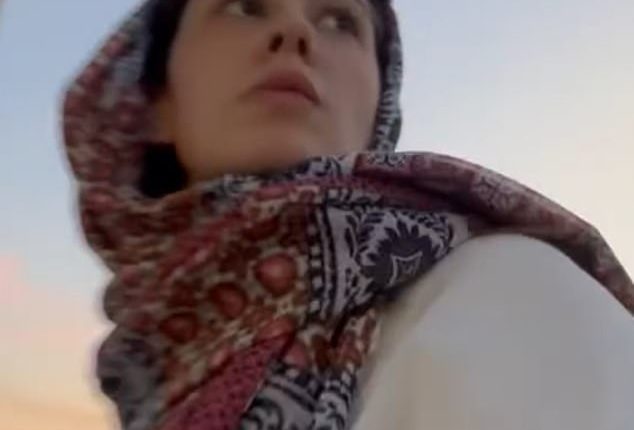 New Yorker Molly McDonald, 29, admitted there was 'fear and trepidation' when she heard  that a charity expedition she was part of was going to unexpectedly divert to Iraq