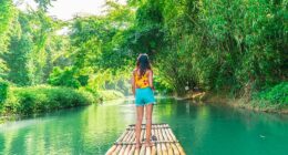 A solo traveller in her early 30s says she's travelled to more than 30 different countries but felt unsafe as a lone female in Jamaica (Pictured: the Martha Brae River)