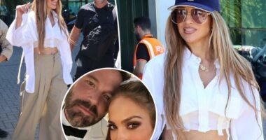 Jennifer Lopez bares her abs in fashionable crop top after debuting Ben Affleck revenge song