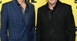 Julian's last public appearance was alongside Nicolas Cage at SXSW in Texas in March where he looked thin as he promoted The Surfer - he died from lung metastasis