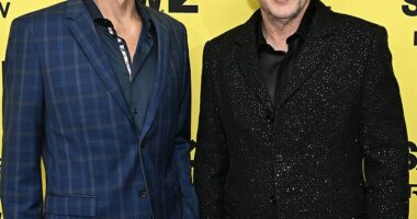 Julian's last public appearance was alongside Nicolas Cage at SXSW in Texas in March where he looked thin as he promoted The Surfer - he died from lung metastasis