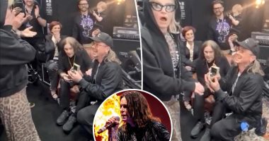 Kelly Osbourne gets engaged to Sid Wilson at dad Ozzy’s Black Sabbath farewell show