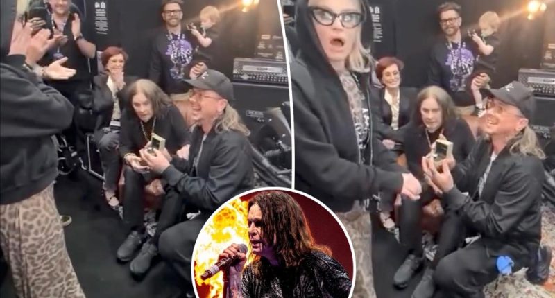 Kelly Osbourne gets engaged to Sid Wilson at dad Ozzy’s Black Sabbath farewell show
