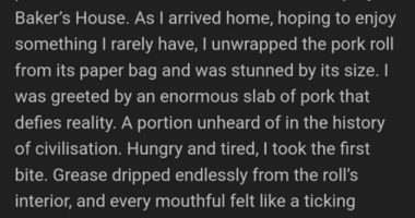 The store manager at Top Ryde Baker's House said the one star review would bring their overall rating down, even if 'Edmund' had been joking about the $7,000 fine