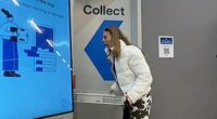 Samantha Bailey was amazed when a tiny robot brought her Click & Collect order from the warehouse to the collection area in a matter of seconds