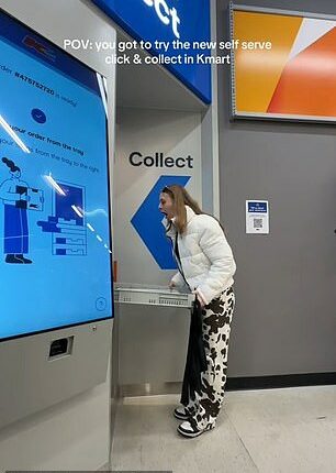 Samantha Bailey was amazed when a tiny robot brought her Click & Collect order from the warehouse to the collection area in a matter of seconds