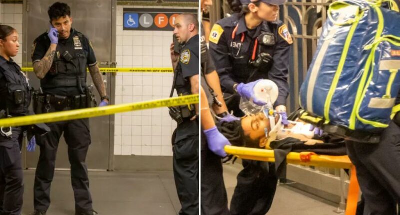 Knife-wielding man killed after NYC subway station slashing victim grabbed blade, stabbed him