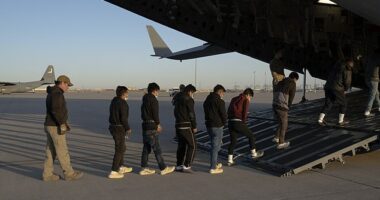 DHS announced a deportation flight of five migrants landed in the small southern African country of Eswatini this week after a Supreme Court ruling allowed the administration restart this month its deportation flights to third countries