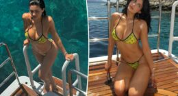 Kylie Jenner takes a dip in vintage Chanel bikini on dreamy Greece vacation