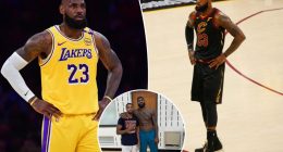 LeBron James downplays visit to Cavaliers’ practice facility as Lakers trade rumors swirl