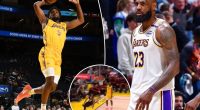 LeBron James needs just two words to hype up Bronny’s thunderous Lakers Summer League dunk