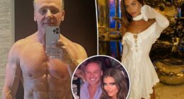Lenny Hochstein, 59, dating Russian model Alena Kovalenko, 25, after Katharina Mazepa split