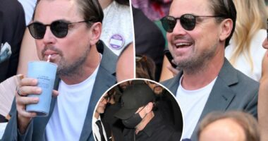 Leonardo DiCaprio ditches his signature disguise at Wimbledon