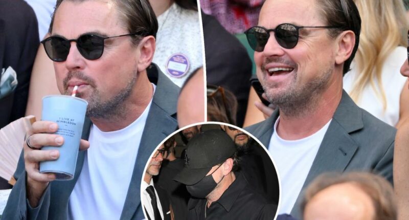 Leonardo DiCaprio ditches his signature disguise at Wimbledon