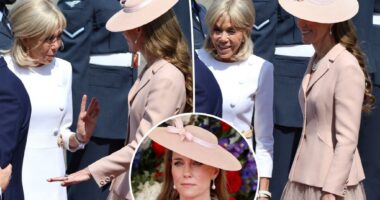 Lip reader reveals what Brigitte Macron quietly said to Kate Middleton during French state visit