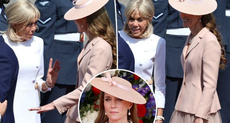 Lip reader reveals what Brigitte Macron quietly said to Kate Middleton during French state visit