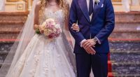 Diego Jota had married his childhood sweetheart Rute Cardoso, the mother of his three children, in the last fortnight. Here they are pictured on their wedding day