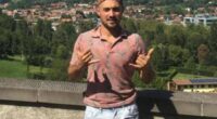 Andrea Russo, 35, from Calcinate near Bergamo, was not a passenger or airport staff member at Milan Bergamo Airport