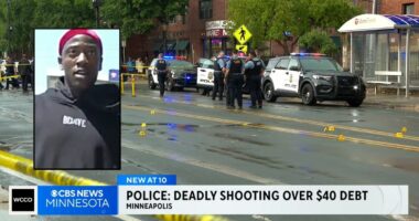 Man who 'started shooting at everyone' after fight over $40 still at large after 1 victim was killed: Police