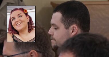 Man who stabbed teen 22 times and hid her body in a garbage can was confronted while riding her trademark green scooter
