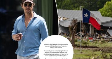 Matthew McConaughey speaks out about the devastating floods that ravaged his home state of Texas: ‘A long road ahead’