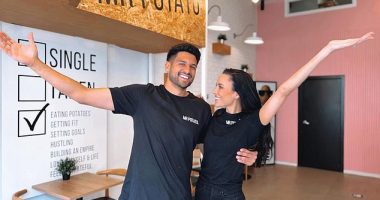Mr Potato, soley directed by Miss Universe entrant Jess Davis (right), who founded the chain with husband Tyson Hoffman (right), has collapsed