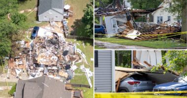 NJ family narrowly survives devastating home explosion after evacuating because of floods: ‘The storm saved our lives’