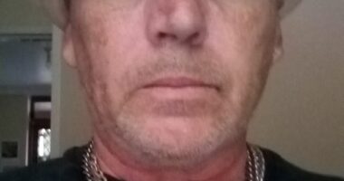 Andrew Cambouris (pictured) terrorised his neighbours with a fake gun and anti-Semitic rants for several weeks