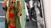 Newly-single Jessica Simpson flaunts 100-pound weight loss in fiery red bikini