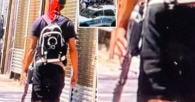 Nutjob spotted in NYC with ‘long rifle’ actually had paintball gun — but he’s still under arrest