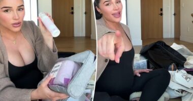 Olivia Culpo roasted for her over-the-top maternity bag items: ‘Are you camping in the hospital?’