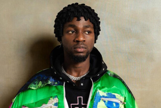 Moment Omah Lay experiences first earthquake while having a live interview (Video)