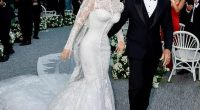 One of Lauren Sanchez's wedding outfits has reportedly been stolen by an elegantly dressed party crasher just days after she tied the knot in extravagant three day celebrations in Venice