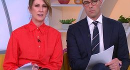Penny Wong has hit back at Nat Barr in a live interview from Washington after the Sunrise host questioned whether the AUKUS deal was safe
