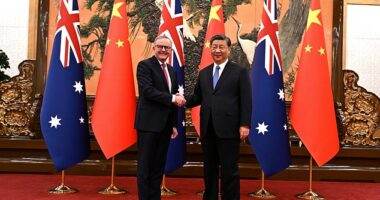 Albanese will meet with Chinese President Xi Jinping for the fourth time when he flies to Shanghai, and then travels to Beijing, on Saturday