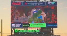 The Philadelphia Phillies had a laugh at the expense of the CEO and HR boss of Astronomer after they were caught on camera cuddling at a Coldplay concert