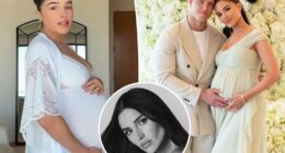 Pregnant Olivia Culpo bares her baby bump sans clothes as due date approaches