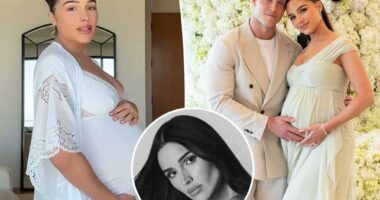 Pregnant Olivia Culpo bares her baby bump sans clothes as due date approaches