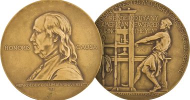 The Pulitzer medal. (Wikimedia Commons)