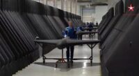Russia has showed off what it claims is the world's biggest drone production facility