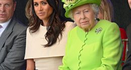 Queen Elizabeth II and Meghan at an event in Cheshire in June 2018. During Meghan's brief time as a working royal, the Duchess and the Queen found themselves at loggerheads