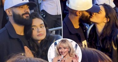 Rachel Zegler debuts romance with ‘Evita’ castmate on PDA-packed date night at Sabrina Carpenter concert