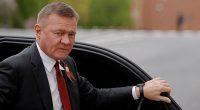 Russia's sacked transport minister Roman Starovoit (pictured) has been found dead in his Tesla outside Moscow with a gunshot wound