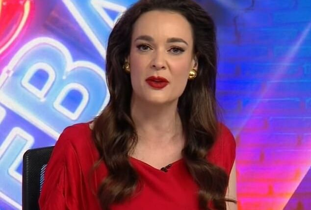 Liz Storer (pictured) was axed as one of the hosts of Sky New Australia's The Late Debate, which she co-hosted with Caleb Bond