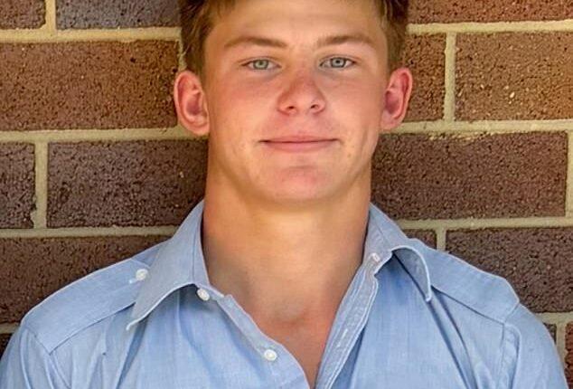Stirling Heriot (pictured) was killed in a car crash in remote NSW on Friday night