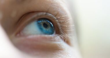 Scientists have discovered a link between the Pfizer COVID-19 vaccine and thickening of the cornea, the clear front part of the eye (Stock Image)
