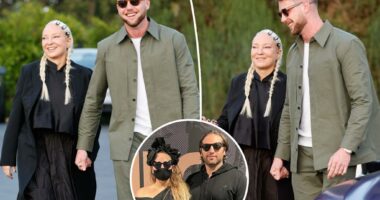Sia, 49, holds hands with Harry Jowsey, 28, months after filing for divorce from Dan Bernard